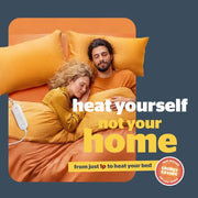 Silentnight Dual Control Electric Blanket, Double Bed, 137x150cm | Heated Electric Underblanket, Bed Warmer Sheet, 4 Heat Settings, Easy Fit Straps, Machine Washable