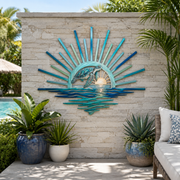 🌅🐢 Sea Turtle Sunset Wall Decor – Bring Peaceful Coastal Vibes Home 🌊✨