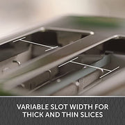 Breville Curve 4 Slice Toaster with High Lift & Wide Slots | Black & Chrome [VTT786]