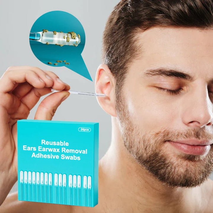 🔥2026 HOT SALE🔥 Reusable Earwax Removal Adhesive Swabs