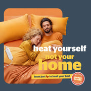 Silentnight Dual Control Electric Blanket, Double Bed, 137x150cm | Heated Electric Underblanket, Bed Warmer Sheet, 4 Heat Settings, Easy Fit Straps, Machine Washable