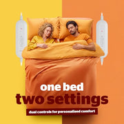 Silentnight Dual Control Electric Blanket, Double Bed, 137x150cm | Heated Electric Underblanket, Bed Warmer Sheet, 4 Heat Settings, Easy Fit Straps, Machine Washable