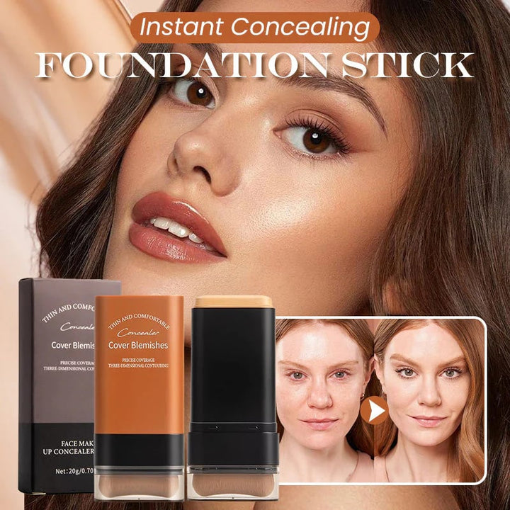 🎁2025 Hot Sale💕Hydrating Lightweight Foundation Stick with Brush