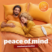 Silentnight Dual Control Electric Blanket, Double Bed, 137x150cm | Heated Electric Underblanket, Bed Warmer Sheet, 4 Heat Settings, Easy Fit Straps, Machine Washable