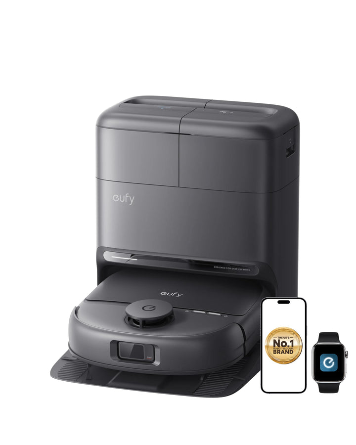 eufy C28 Omni, Robot Vacuum Cleaner with Mop,HydroJet Self Clean Roller Mop | 15000Pa Suction, All-in-One Station, Tangle-Free for Pet Hair, AI Obstacle Avoidance, LiDAR Navigation,Local Repair