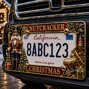 🎄 Christmas License Plate Frame – Festive Style for Every Ride 🚗✨
