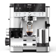 Ninja Luxe Premier 3-in-1 Coffee Machine, Silver ES601UK | Cappuccino, Cold Brew & Espresso Maker With Built in Bean Grinder & Milk Frother, Easy to Use, 4 Automated Froth Presets