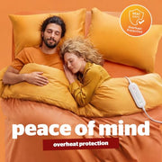 Silentnight Dual Control Electric Blanket, Double Bed, 137x150cm | Heated Electric Underblanket, Bed Warmer Sheet, 4 Heat Settings, Easy Fit Straps, Machine Washable