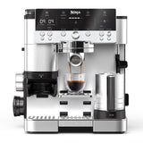 Ninja Luxe Premier 3-in-1 Coffee Machine, Silver ES601UK | Cappuccino, Cold Brew & Espresso Maker With Built in Bean Grinder & Milk Frother, Easy to Use, 4 Automated Froth Presets