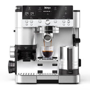 Ninja Luxe Premier 3-in-1 Coffee Machine, Silver ES601UK | Cappuccino, Cold Brew & Espresso Maker With Built in Bean Grinder & Milk Frother, Easy to Use, 4 Automated Froth Presets