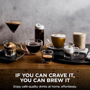 Ninja Luxe Premier 3-in-1 Coffee Machine, Silver ES601UK | Cappuccino, Cold Brew & Espresso Maker With Built in Bean Grinder & Milk Frother, Easy to Use, 4 Automated Froth Presets
