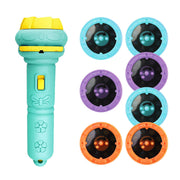📢 LIMITED TIME 60% OFF! ⏰ Early Education Projector Torch for Kids 🔦 Click, Project & Learn – A Pocket-Sized Nighttime Adventure ✨